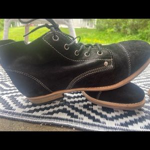 Lace up ankle booties